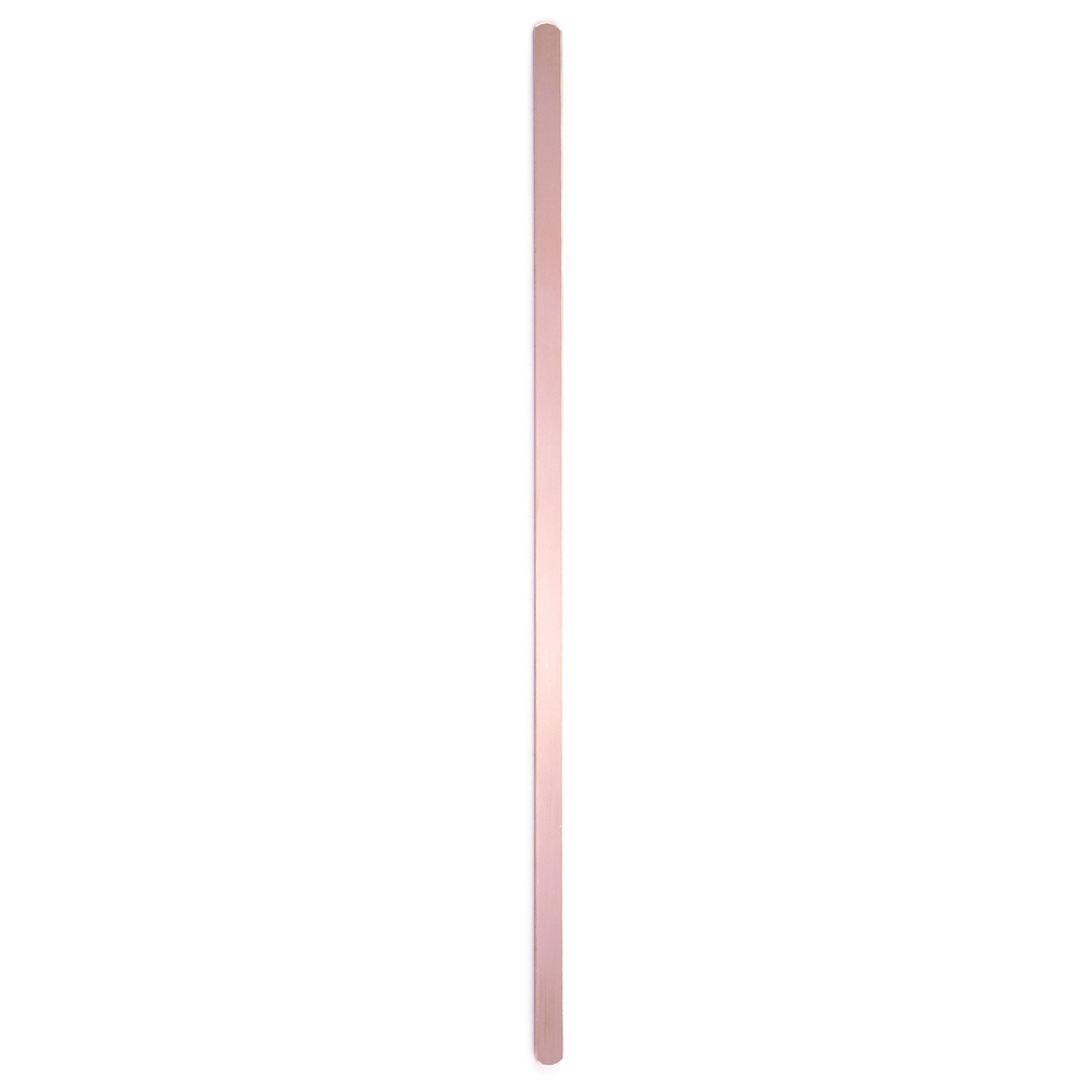 Metal Stamping Blanks Rose Gold Filled Strip, 152mm (6") x 4mm (.16"), 20g